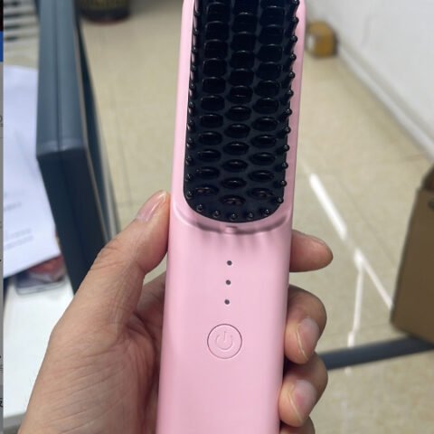 Women's Home Anion Wireless Portable Hair Curler And Straightener Dual-use Electric Comb